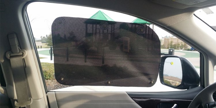 95% Auto Sun Shade Anytime Anysize Anywhere Suction On Windows