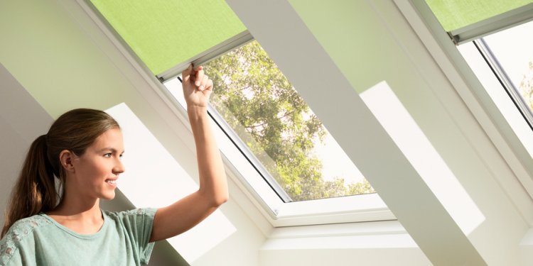 VELUX roof windows, flat roof windows, sun tunnels and blinds